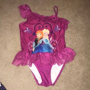 Disney Store Frozen Swimsuit size 9/10